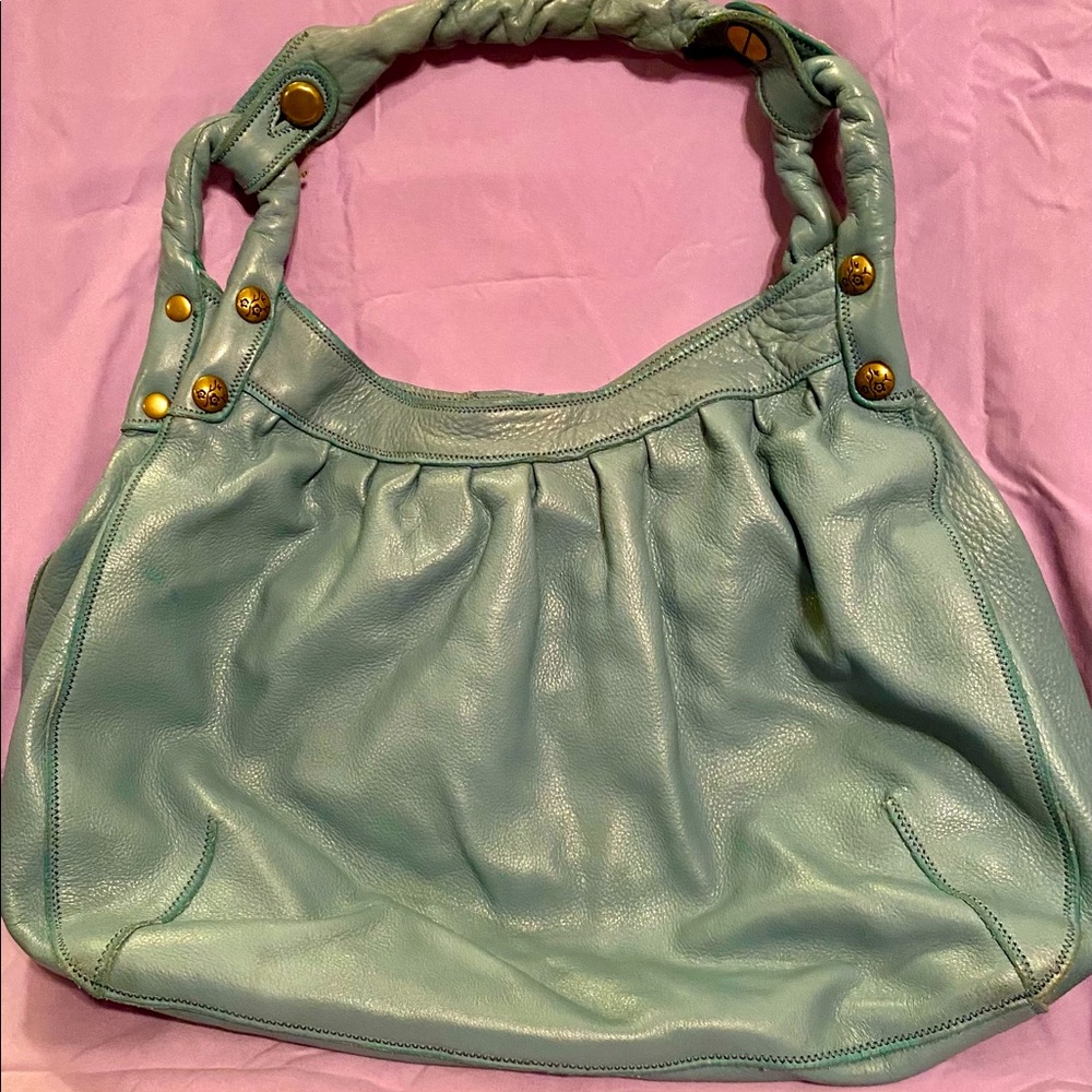 Lucky Brand Blue Hobo Style Purse